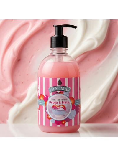 Gel lavant mains Fraise