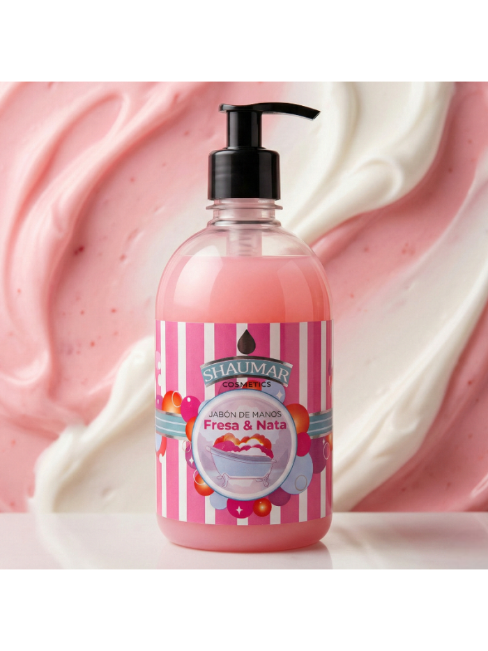 Gel lavant mains Fraise