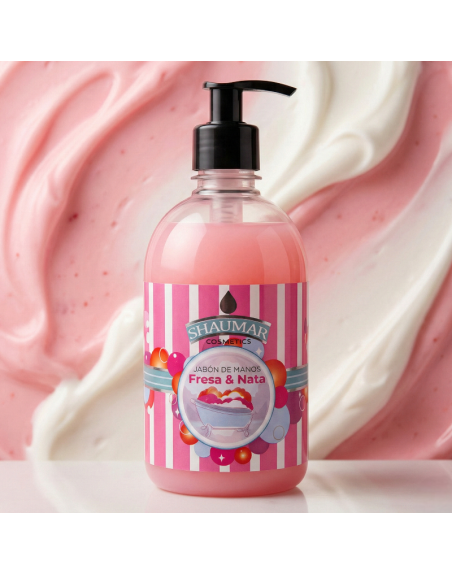 Gel lavant mains Fraise