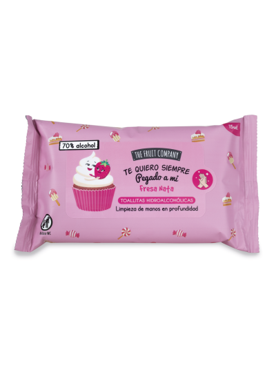 Lingettes désinfectantes Fraise chantilly
