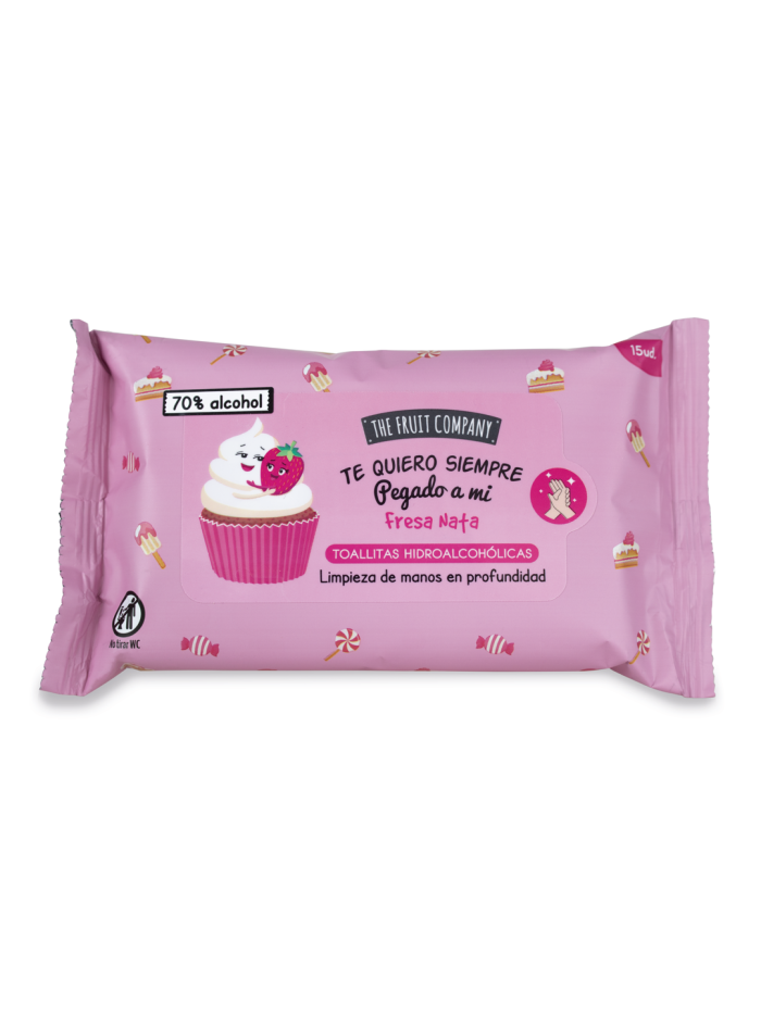 Lingettes désinfectantes Fraise chantilly