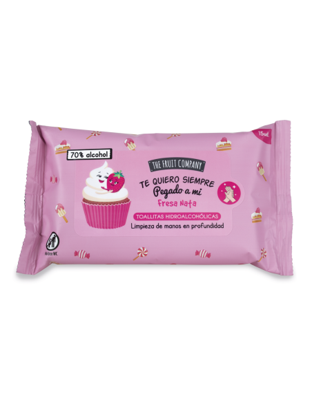 Lingettes désinfectantes Fraise chantilly