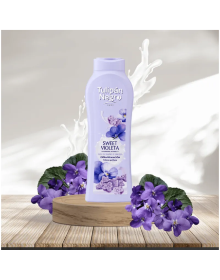 Gel douche violette