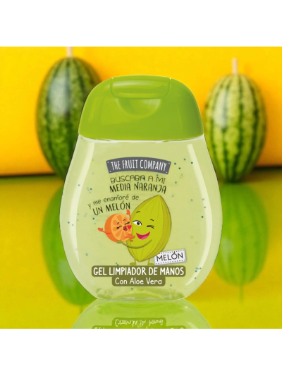 Gel désinfectant pour les mains au melon
