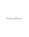 Collection Platinium