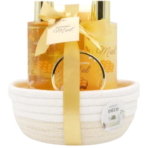 Coffret cadeau bicolore miel