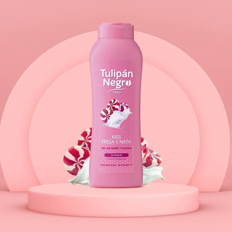 Gel douche fraise chantilly