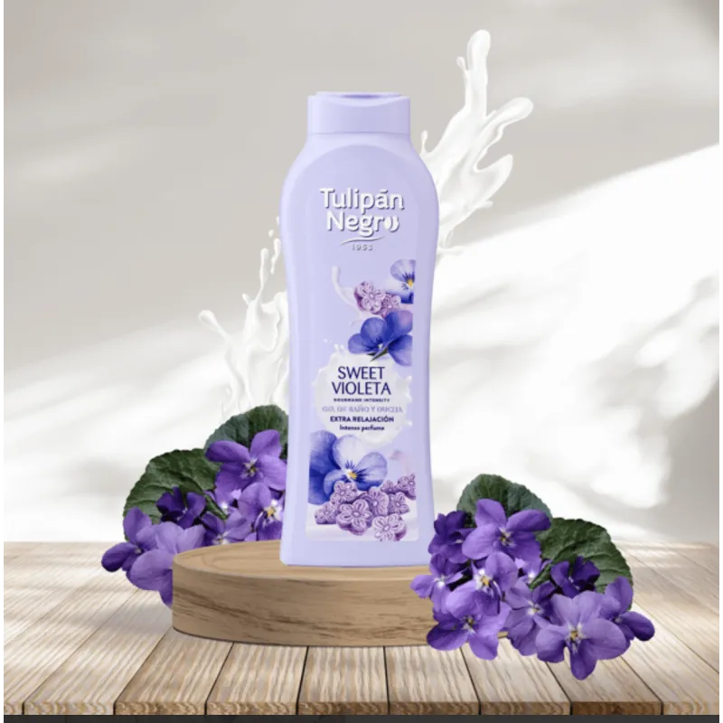 Gel douche violette