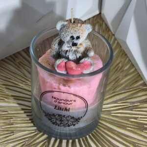 Bougie Nounours d’amour Litchi