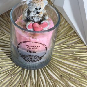 Bougie Nounours d’amour Litchi