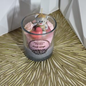 Bougie Nounours d’amour Fruit Rouge